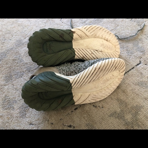 adidas Originals Tubular Doom Sock Trainers In Green - Picture 5 of 8